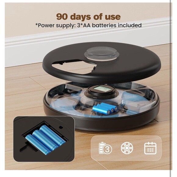 New Bemoony Automatic Pet Cat Feeder Wet Food Dispenser with Ice Packs Timer - Picture 11 of 16